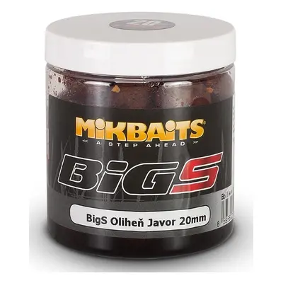 Mikbaits boilies v dipu bigs oliheň javor 250 ml-20mm