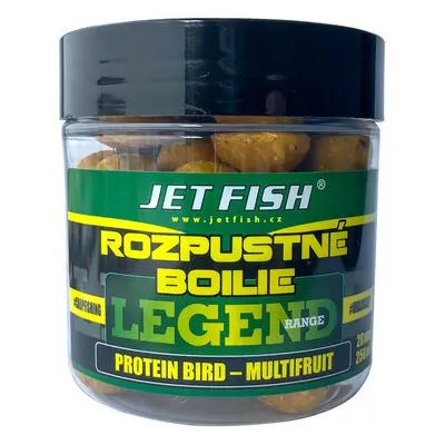 Jet fish boosterované boilie legend range protein bird multifruit 250 ml - 24 mm