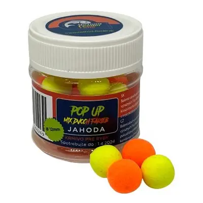 Method feeder fans pop up fluo 12 mm 50 ml - jahoda