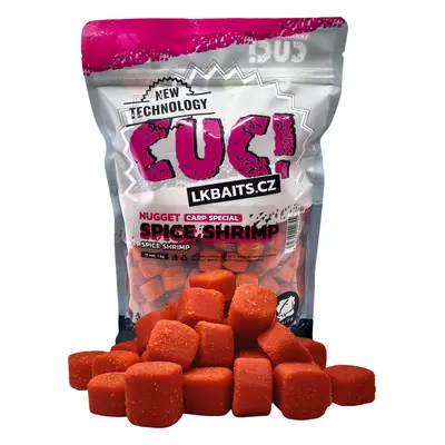 Lk baits cuc nugget carp spice shrimp 1 kg - 10 mm