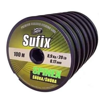 Sufix šňůra spinex green 100 m - 0,14 mm 8 kg