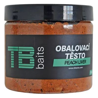 Tb baits obalovací pasta peach liver 200 ml