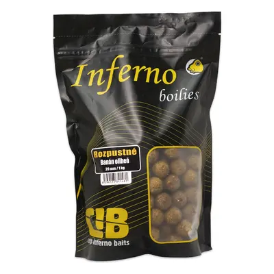 Carp inferno rozpustné boilies nutra line banán oliheň - 1 kg 20 mm