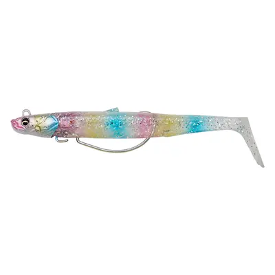 Savage gear gumová nástraha sandeel v2 wl sinking cotton candy 2+1 - 13 cm 33 g