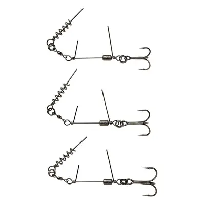 Savage gear návazec ss corkscrew stinger 3g červený + bn 2 ks 35 kg - velikost háčku 2/0