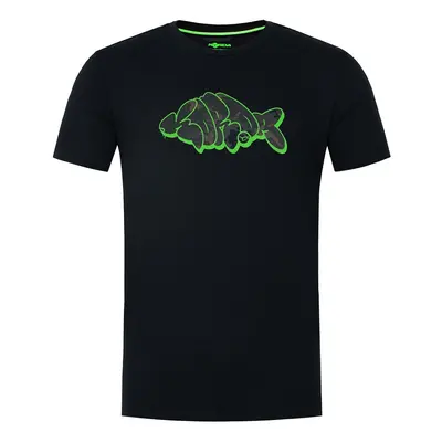 Korda tričko outline tee black - s