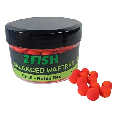 Zfish vyvážené boilie balanced wafters 8 mm 20 g - chilli robin red