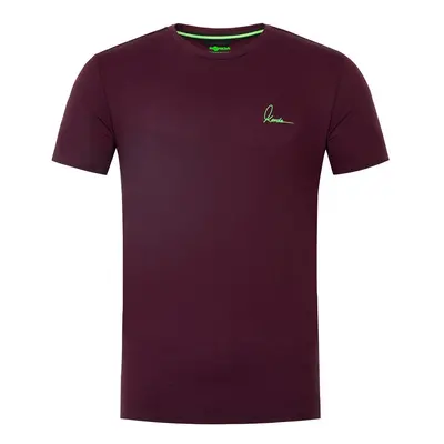 Korda tričko minimal tee burgundy - l