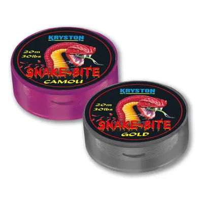 Kryston potahovaná šňůrka snake bite camou 20 m - 20 lb