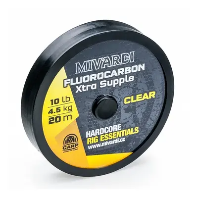 Mivardi fluorocarbon xtra supple čirý 20 m-nosnost 10 lb