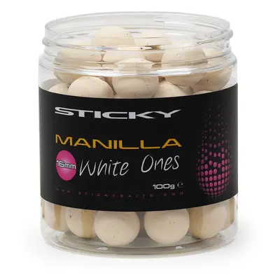 Sticky baits neutrálně vyvážené boilie manilla wafters white ones 130 g 16 mm