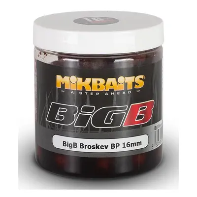 Mikbaits boilies v dipu bigb broskev black pepper 250 ml-16 mm