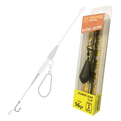 Life orange carp rig power lead clip - 85 g