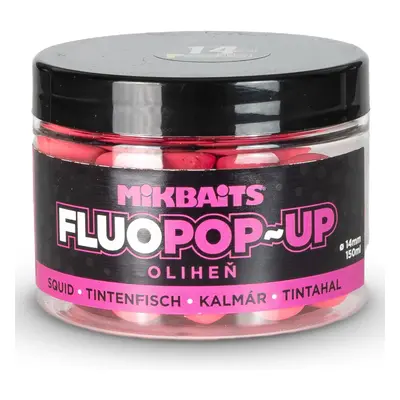 Mikbaits plovoucí boilie fluo oliheň 150 ml - 14 mm