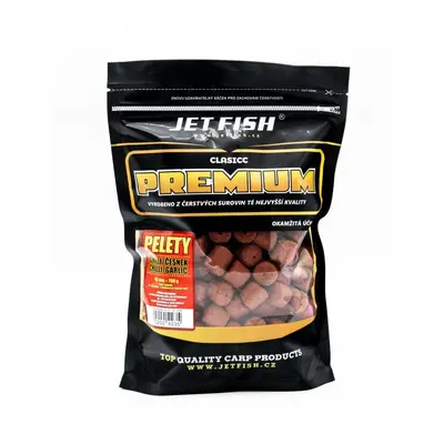 Jet fish pelety premium clasicc 700 g 18 mm - chilli česnek