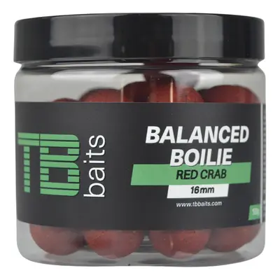 Tb baits vyvážené boilie balanced + atraktor red crab 100 g - 16 mm