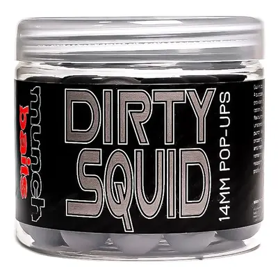 Munch baits plovoucí boilies dirty squid pop ups 200 ml - 10 mm