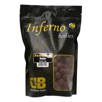 Carp inferno rozpustné boilies hot line medůza - 1 kg 20 mm