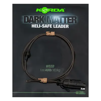 Korda koncová montáž dark matter leader heli safe 18,1 kg 1 m - weed