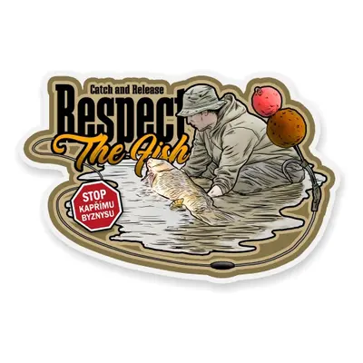 4anglersdesign samolepka 54 catch and release respect the fish cz