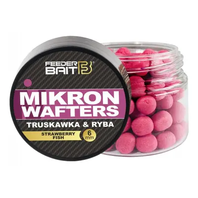 Feederbait mikron wafters 4x6 mm 25 ml - jahoda ryba