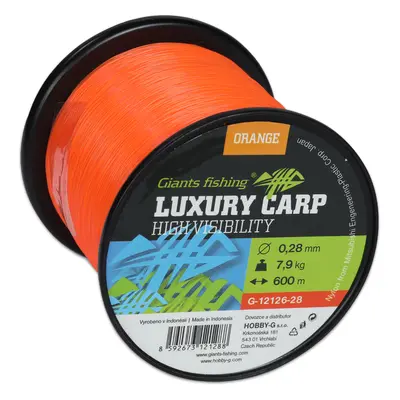 Giants fishing vlasec luxury carp high visibility orange - průměr 0,26 mm / nosnost 6,9 kg / náv