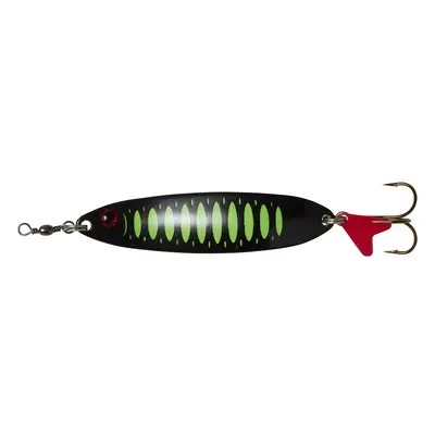 Dam třpytka effzett slim standard spoon uv fluo green black - délka 8 cm hmotnost 24 g