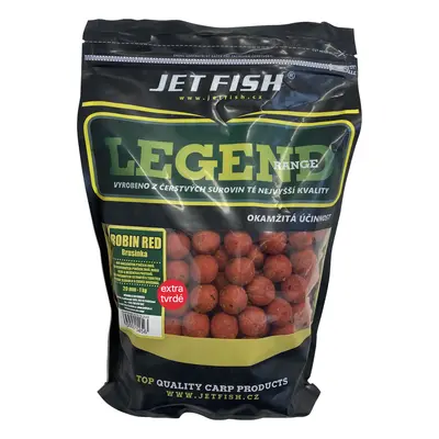 Jet fish extra tvrdé boilie legend range robin red brusinka 250 g - 24 mm