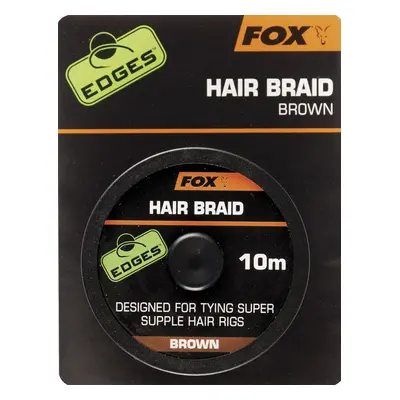 Fox návazcová šňůrka edges hair braid brown 10 m