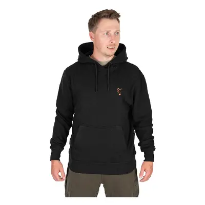 Fox mikina collection hoody black orange - m