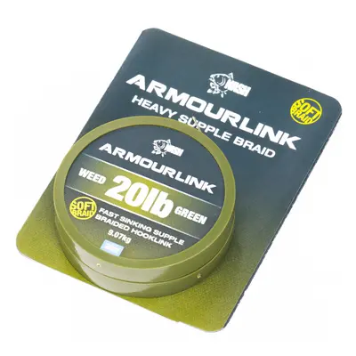 Nash šňůrka armourlink weed 20 m-nosnost 35 lb