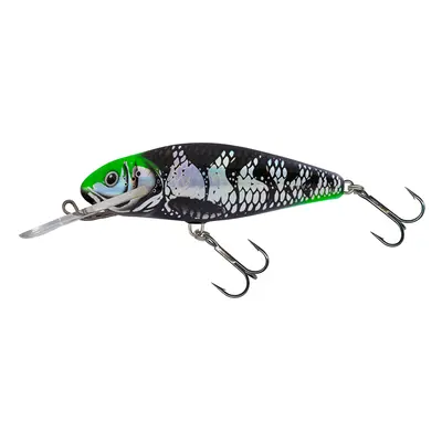 Salmo wobler perch deep runner holo dark green head - 8 cm