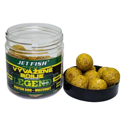 Jet fish vyvážené boilie legend range protein bird multifruit 250 ml - 24 mm