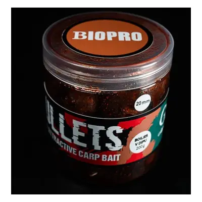 G.b.u. dipované boilies bullets biopro 200 g - 24 mm