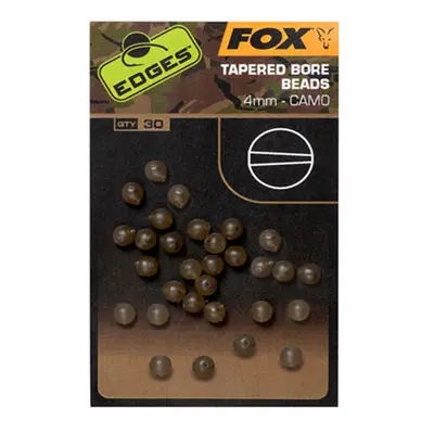 Fox korálky edges camo tapered bore bead 30 ks - 4 mm