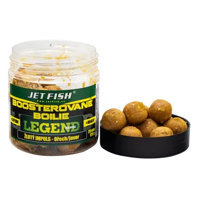 Jet fish boosterované boilie legend range žlutý impuls ořech javor 250 ml - 24 mm