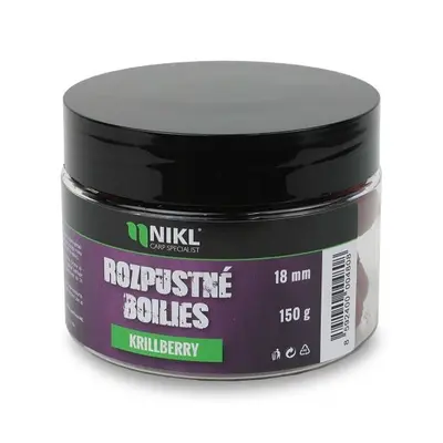 Nikl rozpustné boilies krill berry 150 g - 14 mm