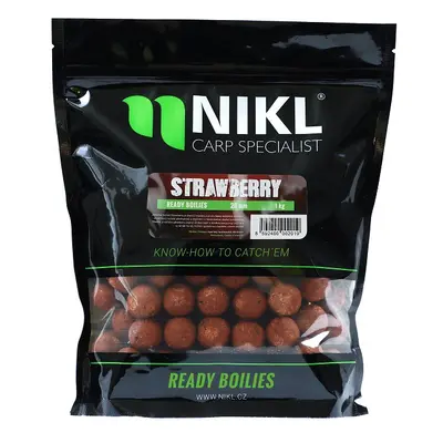 Nikl hotové boilies strawberry - 1 kg 18 mm