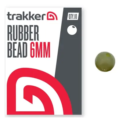 Trakker gumový korálek rubber bead 6 mm 10 ks