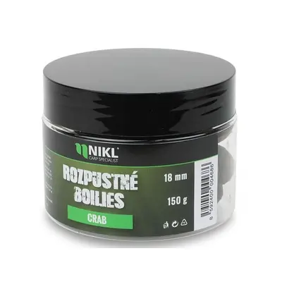 Nikl rozpustné boilies crab 150 g - 18 mm