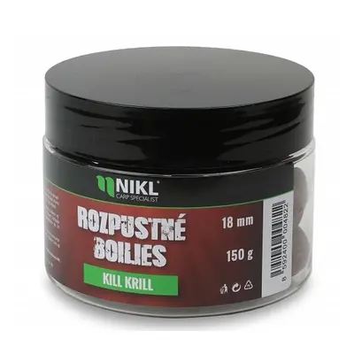 Nikl rozpustné boilies kill krill 150 g - 14 mm