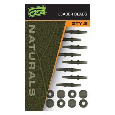 Fox montáž edges naturals leader bead kit 8 ks