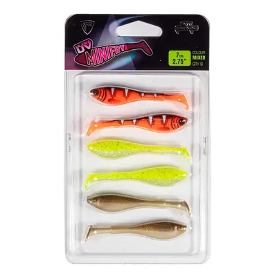 Fox rage gumová nástraha mini fry mixed colour pack 7 cm