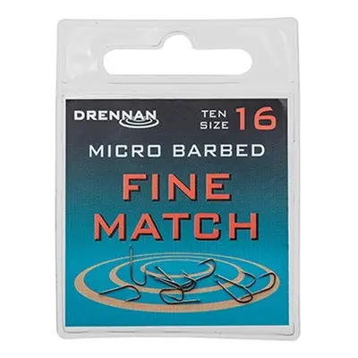 Drennan háčky fine match - velikost 18