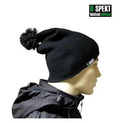 R-spekt kulich pompom duo beanie style černý