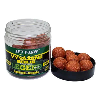 Jet fish vyvážené boilie legend range robin red brusinka 250 ml - 20 mm