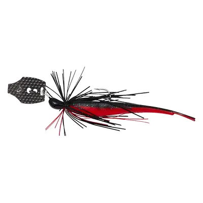 Savage gear gumová nástraha crazy swim jig sinking black n red - 10 cm 10 g