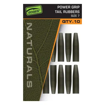 Fox převleky edges naturals power grip tail rubbers size 7 10 ks