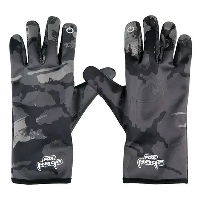 Fox rage rukavice thermal camo gloves - m