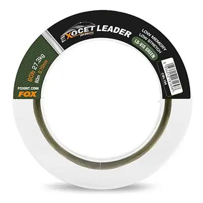 Fox vlasec exocet pro low vis green leader - 80 m 0,70 mm 27,3 kg